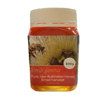 Vanilla Infused Honey – Raw & Locally Grown Vanilla - 500g jar
